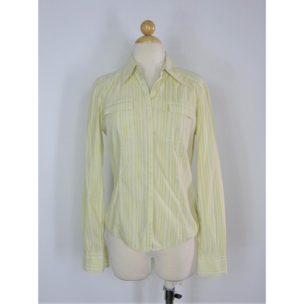 Button Down Striped Career Dress Shirt Eli Tehari